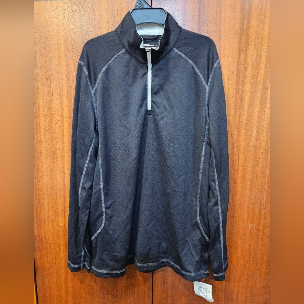 Puma 1/4 Zip Golf Tech Shirt Black Men's Small